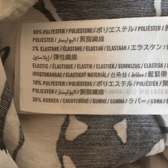 Abercrombie & Fitch Black White Floral Tiered Maxi Dress Size S - Picture 5 of 8